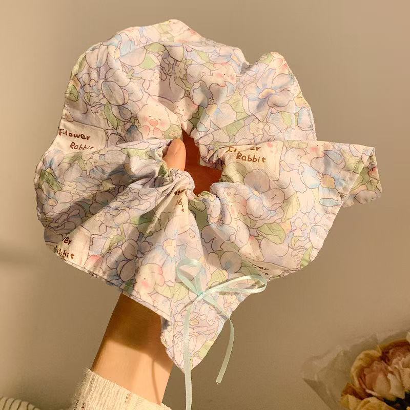 5679 스퀘어 스카프-버니가든 블루 (25cm)