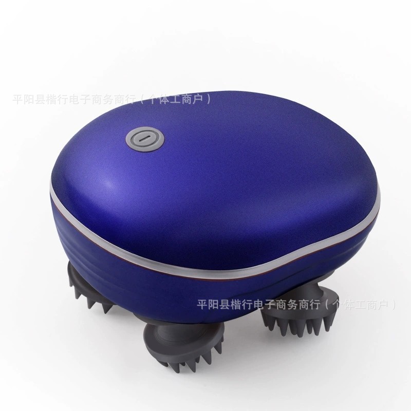 ミニスマートヘッドマッサージ器電動防水マッサージ器赤い理学療法で家庭用の頭皮をリラックスさせる神器|undefined