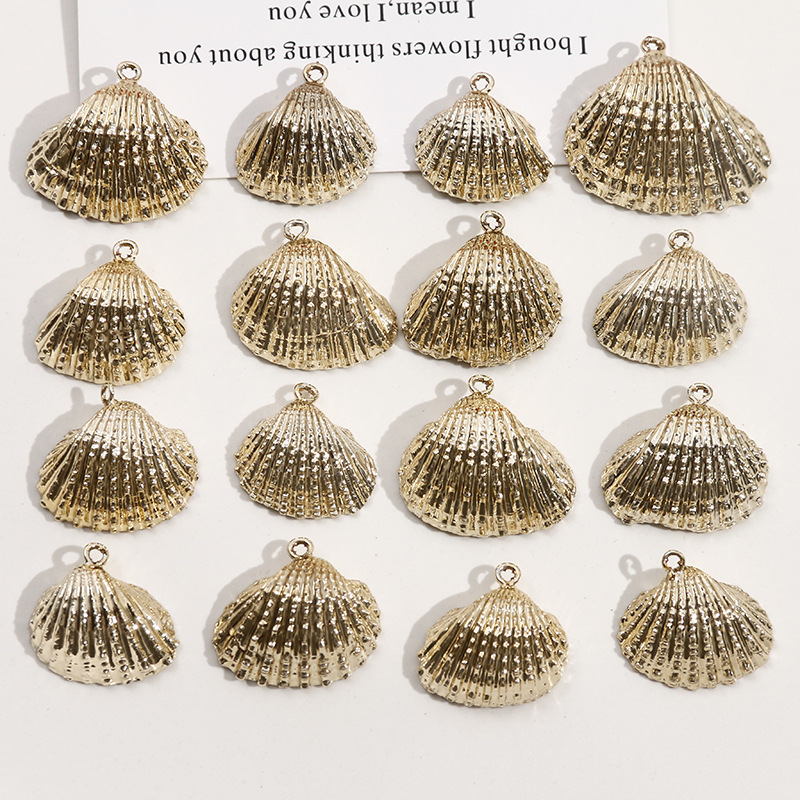 3g Weight Pendant Jewelry Making Type DIY Jewelry Accessories Classification 1 Piece Quantity Shell Material Shell Pattern All Seasons Season Plating Design Marine Style Style 1 Piece Shell Shell Pendant DIY Jewelry Accessories 3