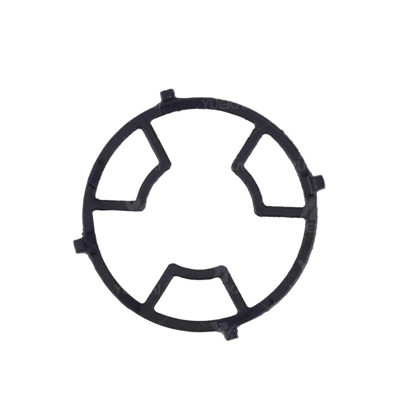 soporte de accesorios de cocina de gas antideslizante estante de panela doméstica de cuatro garras y cinco garras de hierro fundido universal estante de panela de leche cubierta de aire