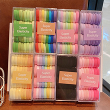 儿童发圈不伤发高马尾发绳扎头绳女童高弹力橡皮筋小女孩皮套批发