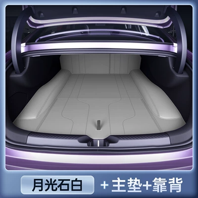 Blue L06, Full Surround Trunk Mat, Trunk Mat - zhen-selection-moonstone-white-main-cushion-backrest-anti-fouling-and-anti-wrinkle-dark-blue-l06