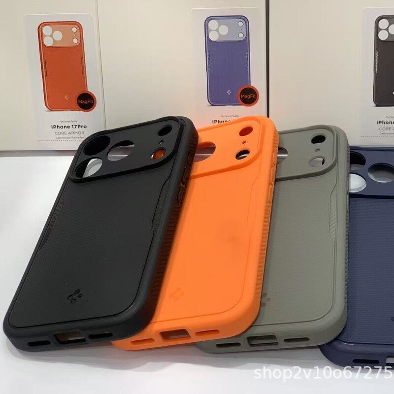 Spigen Is Suitable for Apple 17Pro Mobile Phone Case Iphone17Air All-Inclusive Anti-Fall Protective Cover Armor-Like Shell
