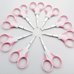 Baby Nail Baby Short Mouth Stainless Steel Nail Clipper Child Care Round Head Scissors Factory Supply