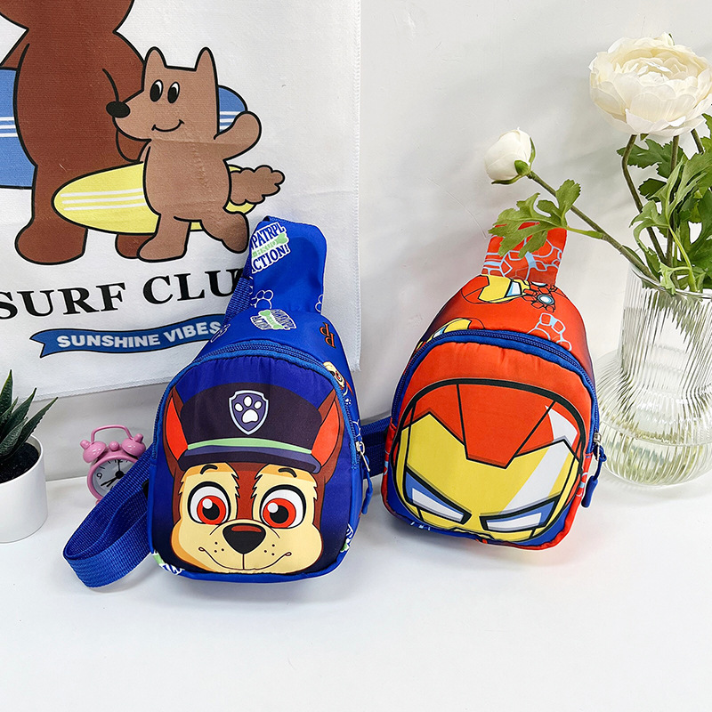 Directo de fábrica de los niños bolsa de comercio exterior bolsa de pecho casual kindergarten Wangwang equipo Niños crossbody bolsa de pecho