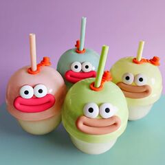 現物顔値ミニ脚カップかわいいinsストローグラスネット赤爆金児童カップカップルトントン