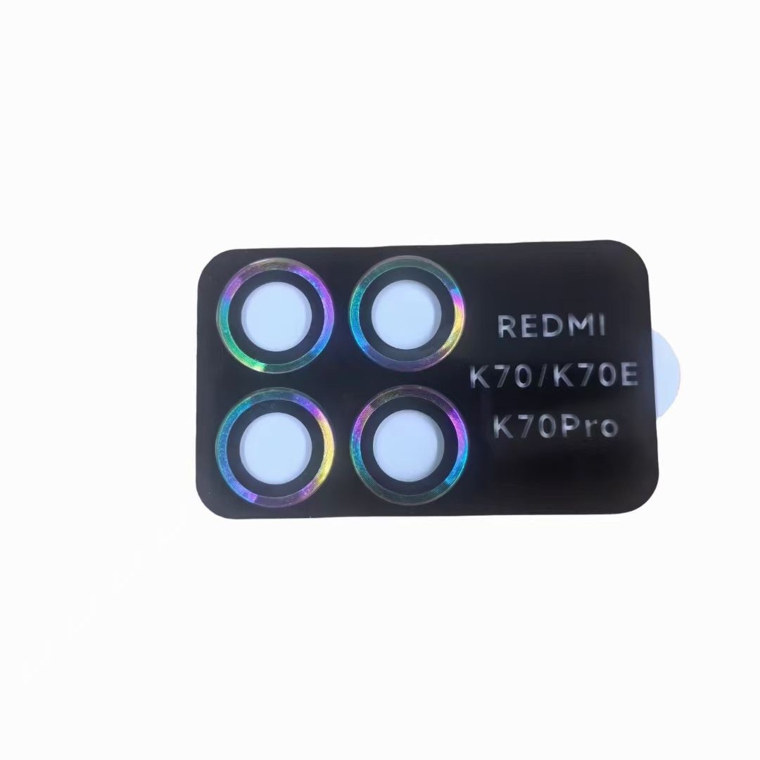 Aplicable a Redmi K70 serie de película de lente de teléfono celular cámara trasera metal ojo de halcón protección de vidrio templado de alta definición