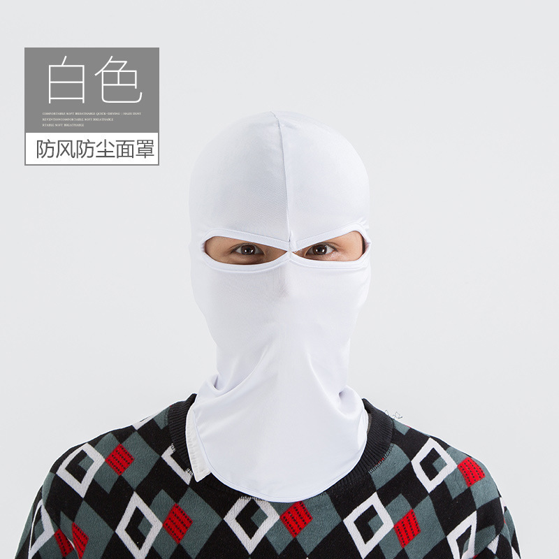 더블 홀 후드 [화이트]