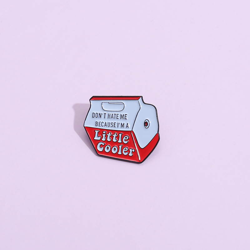 Alloy Material Cartoon Style Pin Letter Alloy Plating Unisex Brooches