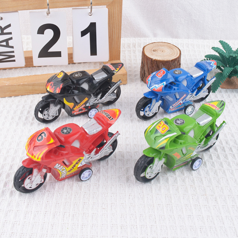 Juguetes para niños dibujos animados mini cool modelo de motocicleta regalos de automóviles divertidos premios al por mayor