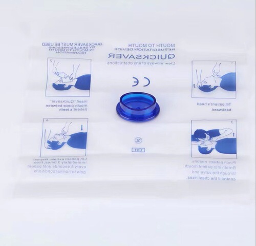 Export one-way valve breathing mask for CPR, artificial mouth-to-mouth breathing mask