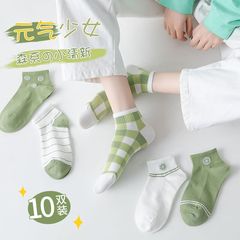 Women's Spring and Autumn New Short Cotton Socks, Japanese Style Casual Cartoon Trendy Ins Style Air Ship Socks, Factory Wholesale