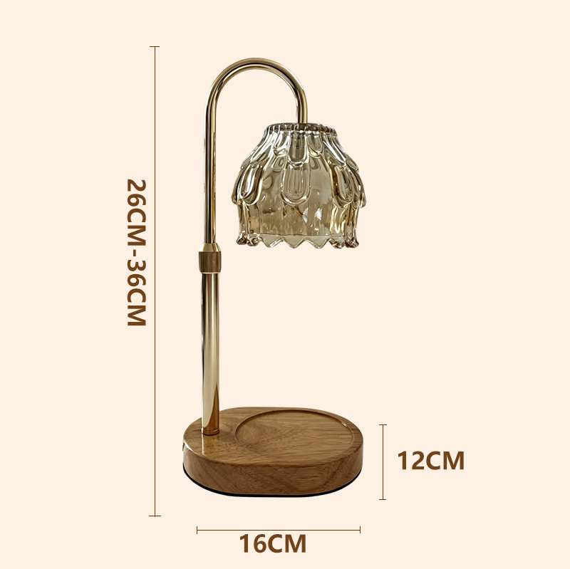 Amber gota de agua en relieve lámpara de vidrio retrógrado lámpara de cera fundida lámpara de reemplazo accesorios de lámpara