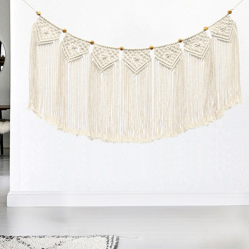 Boho Decorative Wall Tapestry Handwoven Wall Tapestry Bedroom Hanging Divider Hanging Tassel Tapestry