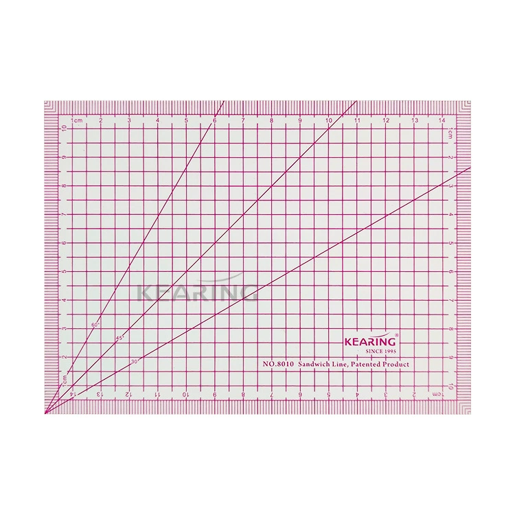 Keling placing ruler clothing pattern ruler plastic tailor ruler tailor tool square ruler sewing tool set