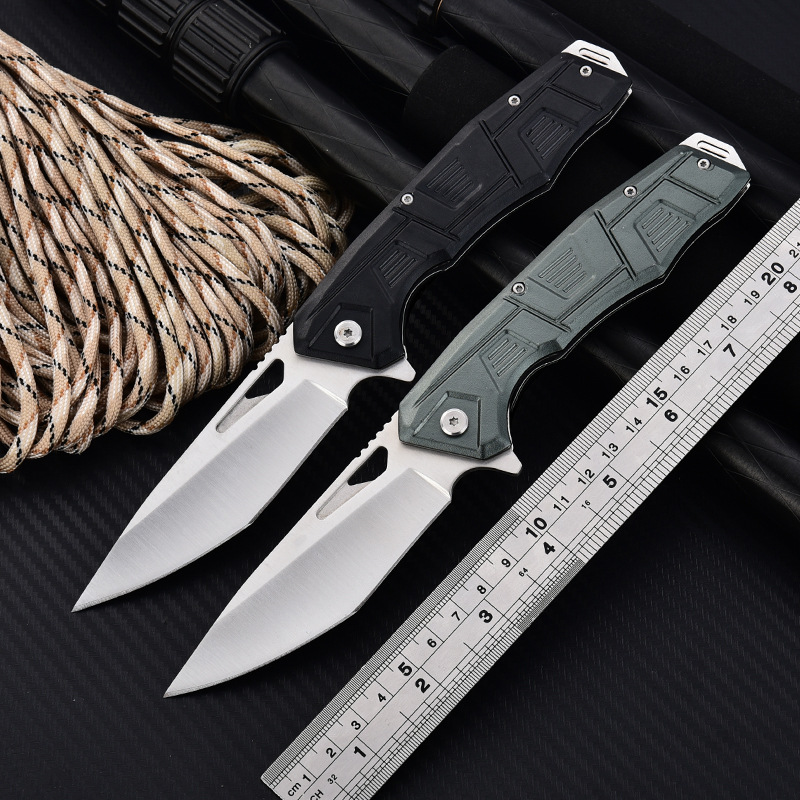 折叠刀户外刀野外求生随身小刀锋利短刀防身高硬度水果刀具