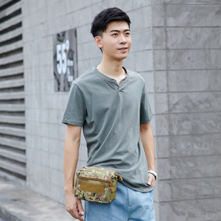 Outdoor Waist Bag, Multifunctional Crossbody Bag, Trendy Brand, Fashionable and Casual Crossbody Bag, Sports Small Bag, Waist Bag, Large Capacity Hot Sale