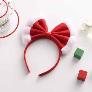 Cross-Border New Christmas Headband Manufacturer Direct Sales Christmas Cartoon Headband Gifts New Year Christmas Headwear Manufacturer Wholesale