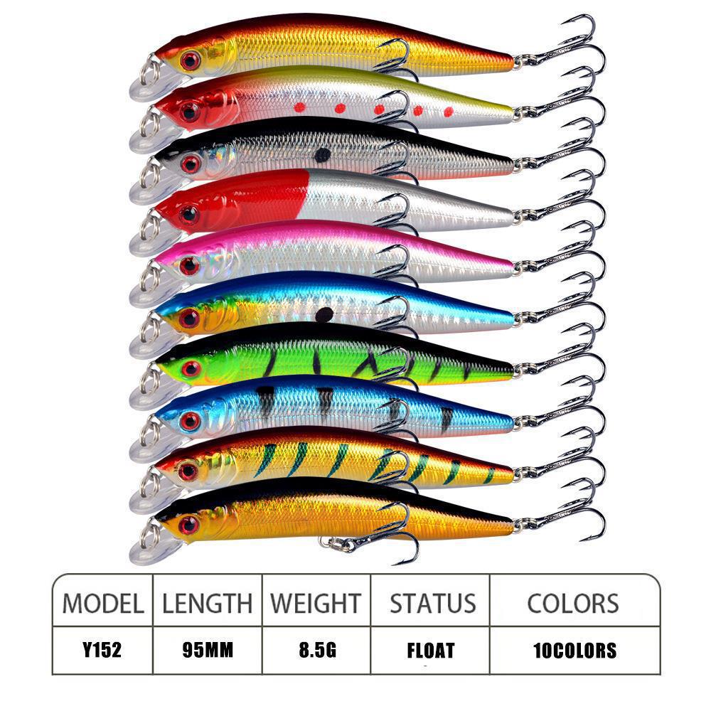 Fishing Lure Tackle Kit Set Crazy Wobblers Artificial Bionic