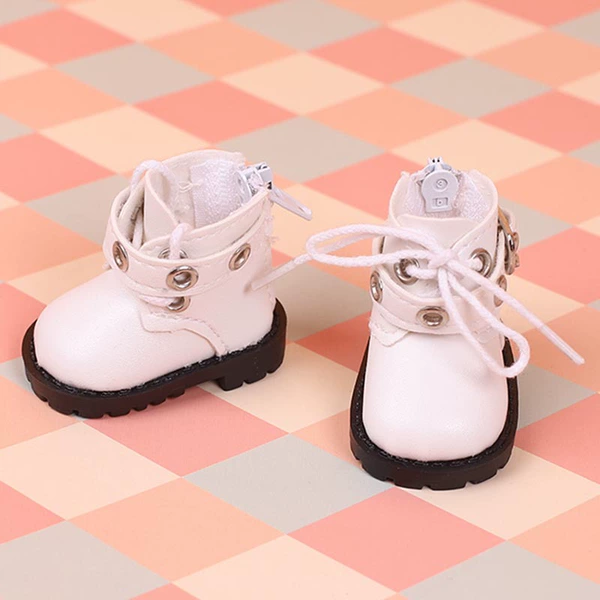 Cotton white doll, belt