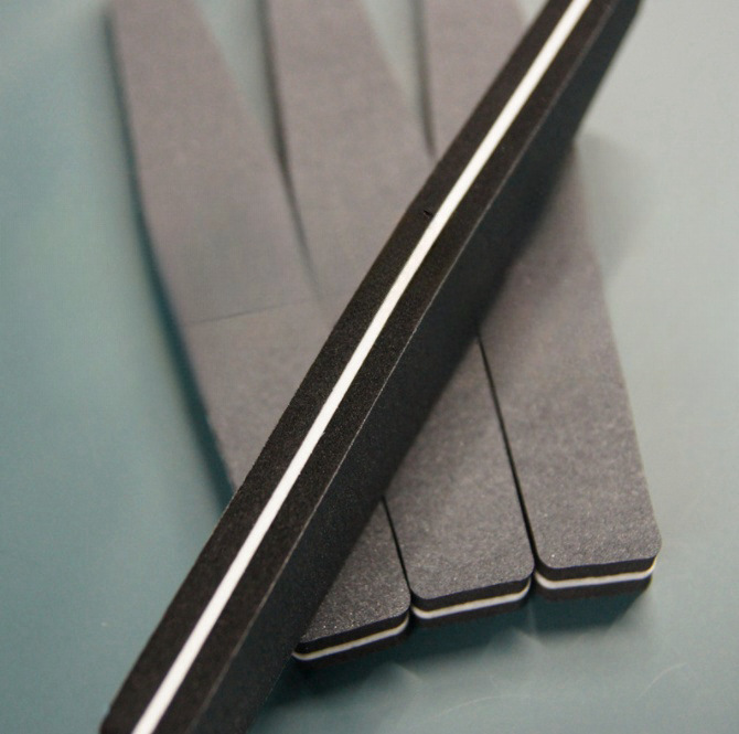 Lima de uñas de doble cara, para manicuría