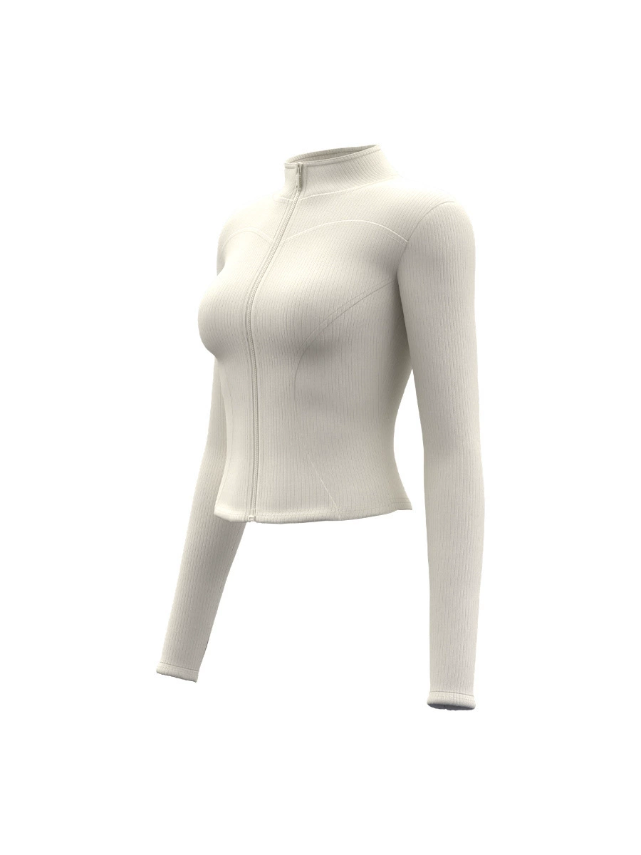 Одежда для йоги, куртка, приталенная, slim fit, для бега