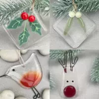Трансграничные новые glass Christmas tree decoration акрилово-рождественские украшения подвески