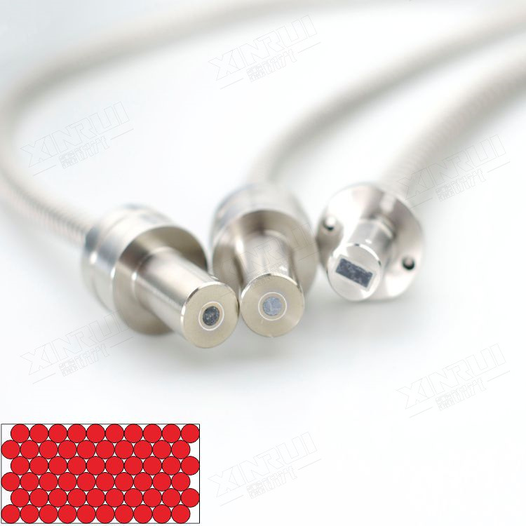 石英光纤阵列 紫外光纤束 UV固化光纤束 多模光纤阵列  多芯光纤