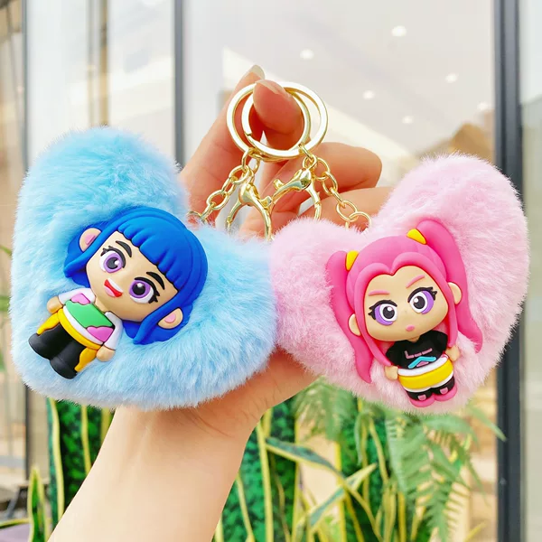 Hunter's Witch Group Plush Keychain K-Pop Popular Girl Group Pendant Trendy Peripheral Bag Pendant Plush Toy