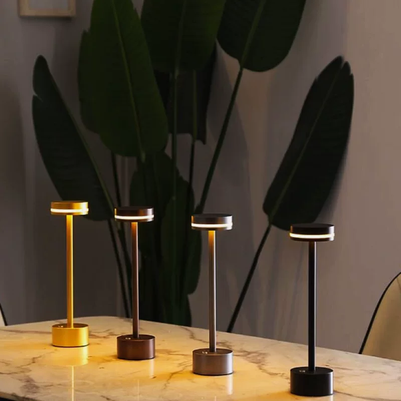 Scandinavian creative LED touch table lamp, atmospheric decorations, night light
