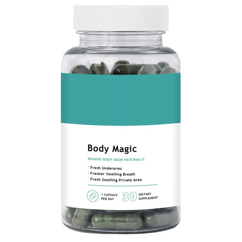 跨境外贸热销叶绿素胶囊Body Magic Chlorophyll Capsules源头0EM
