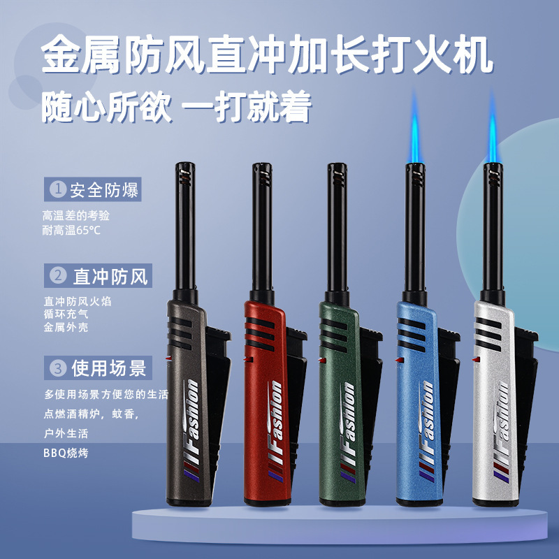 Kitchen Ignition Gun Extended Lighter Outdoor Igniter Gas Stove Long Handle Barbecue Ignition Artifact
