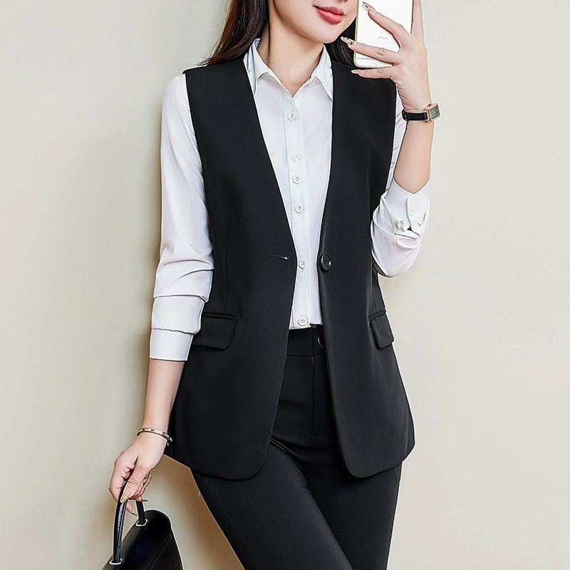 563 жилета женская весна и осень женская одежда большого размера 200 кг профессиональная одежда без рукавов жилетка