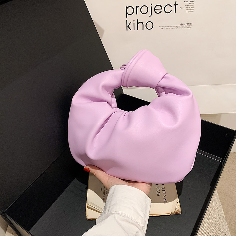 Korean Style Fashion Crescent Bag 2026 Spring New Arrival Cross-Border Textured Soft Leather Women's Handbag Minimalist Trendy