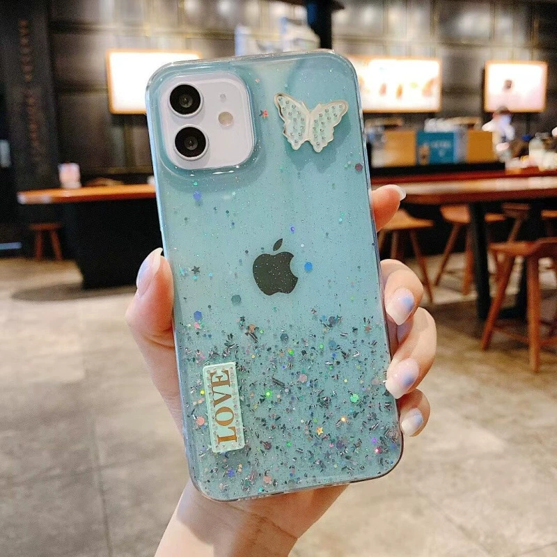 Apple, совместимый iPhone14 Pro, чехол для телефона, iPhone 15, звездное небо с бабочкой, защитный чехол, iphone