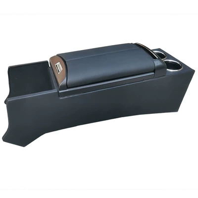 15-25 Odyssey Elysion Car Armrest Box Central Installation Armrest Box Storage Box Accessories Multi-Function (Armrest box) - black-double-opening-lid-front-and-rear-cup-holders-mobile-phone-charging