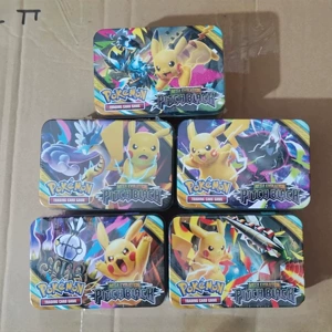 Карточки Pokémon в жестяной коробке