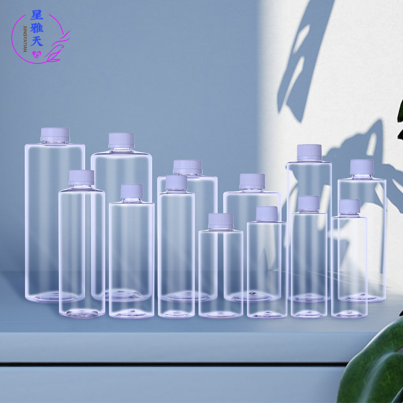 200-1000ml透明塑料瓶子 液体瓶 沐浴露洗发水分装瓶 pet塑料瓶