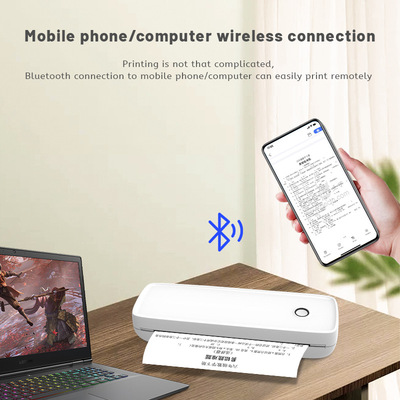 [Mini printer 打印机小型家用A4无墨打印机跨境打印机 FlashLabel]