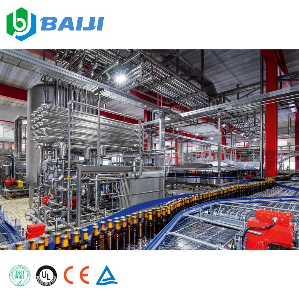 百吉 小型玻璃瓶含气饮料灌装线 245ml玻璃瓶老汽水制造设备