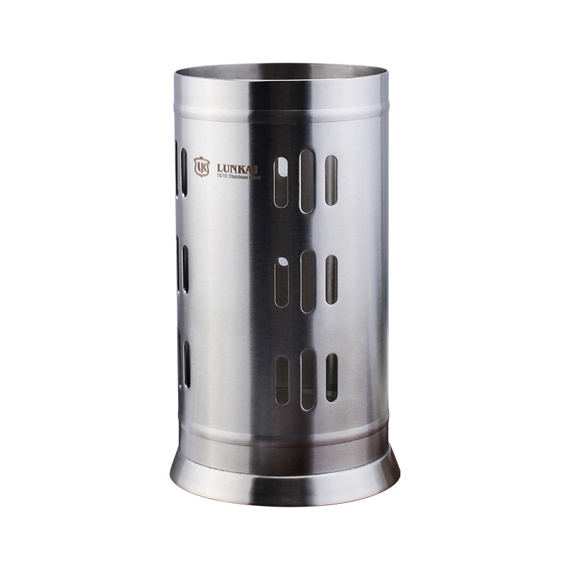 LUNKAI 18 / 10 palillos de acero inoxidable, recipiente de drenaje doméstico, palillos perforados, palillos de barril, palillos de barril