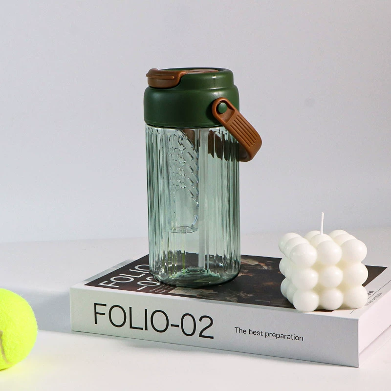Summer capacious high quality plastic handheld children's glass