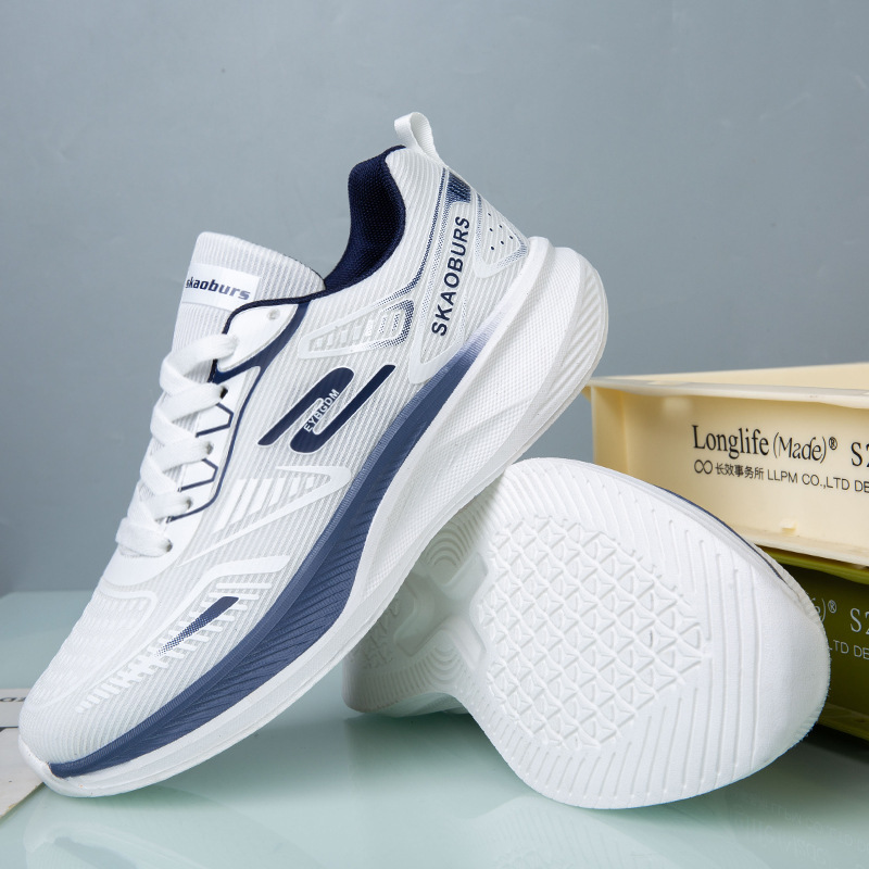 Lightweight, soft-soled, stylish men's sports running shoes, lace-up men's shoes, comfortable outdoor travel shoes, mesh breathable shoes Lightweight, soft-soled, stylish men's sports running shoes, lace-up men's shoes, comfortable outdoor travel shoes, mesh breathable shoes