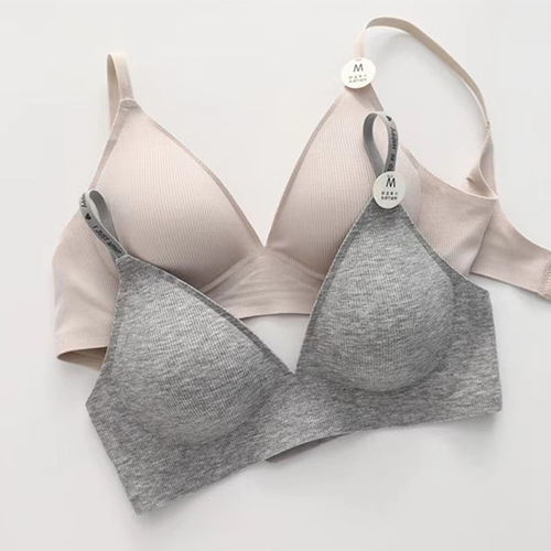 OB101 Seamless nude comfortable thin one-piece seamless glossy breathable Korean sports bra