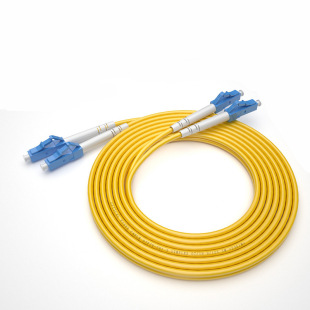 Telecom-grade single-mode double-core LC-LC optical fiber jumper 15 m optical fiber cable fiber skipping single-mode double-core pigtail network-grade