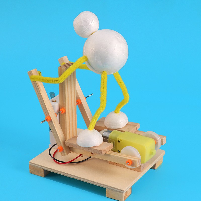 Scientific Experiment Toys Running Fitness Robot Science and Technology Small Production Invention DIY Handmade Materials and Equipment