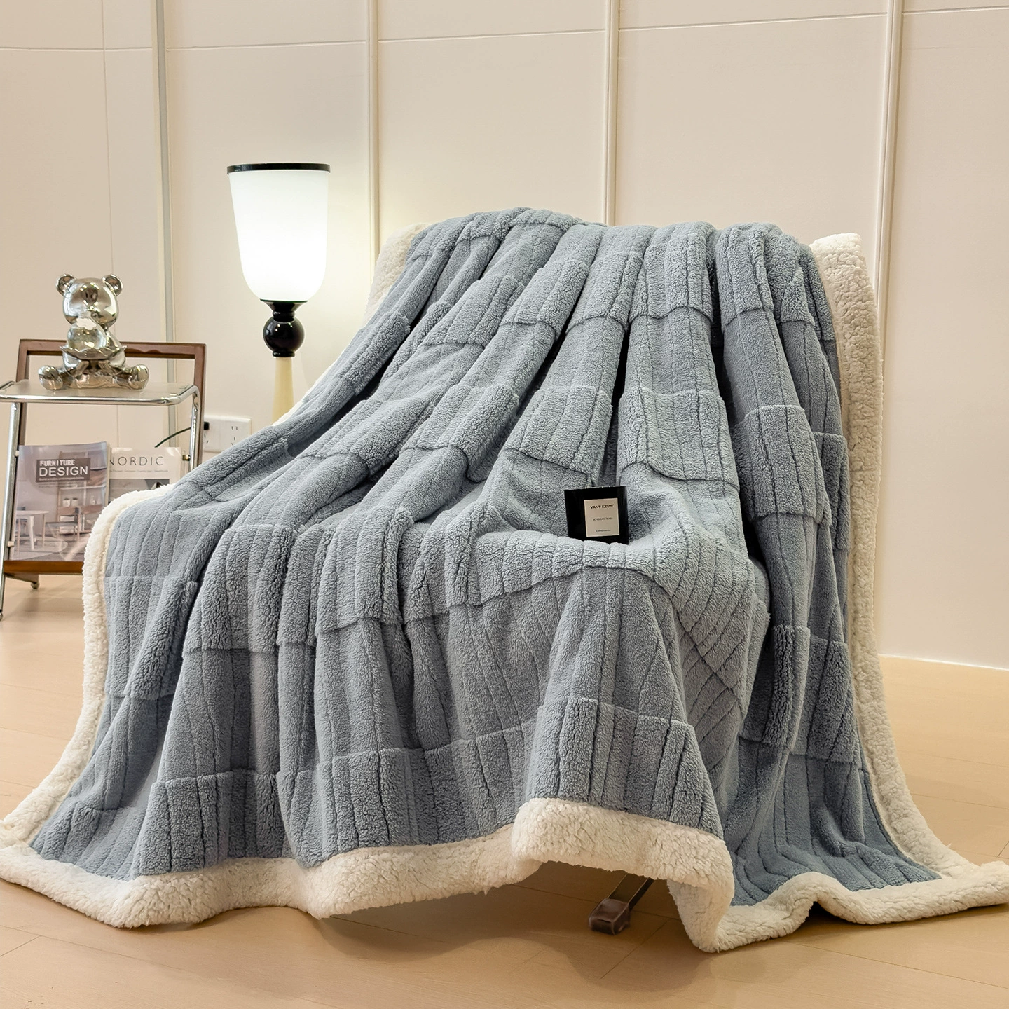 Одеяло-подушка Keep-Warm, утолщённая двухслойная флисовая ткань, различные размеры и цвета