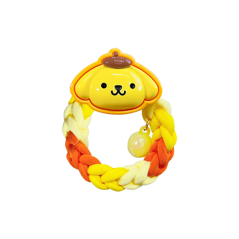 Linda de dibujos animados de Sanrio cuerda de pelo de las mujeres de alta elástico durable banda de goma corbata cabeza de bola de pelo Cola de Caballo banda de pelo cuerda de pelo