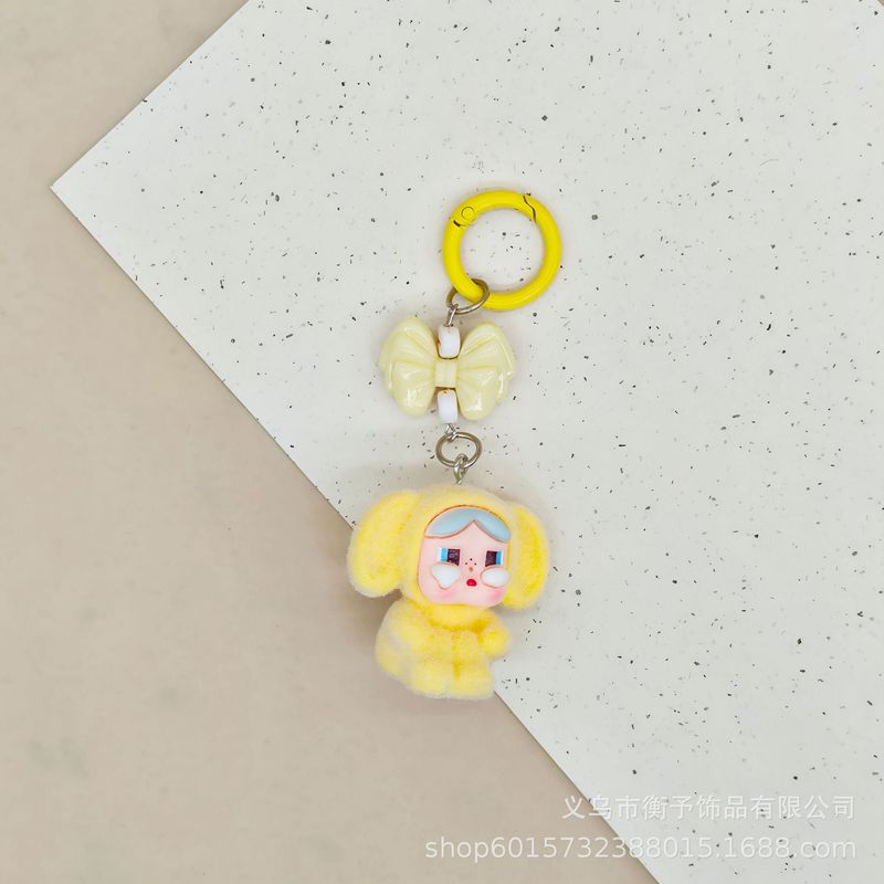 人気のクロスボーダー樹脂植毛泣き赤ちゃんキーホルダーペンダントかわいいバッグ小さなアクセサリー装飾品ジュエリーアクセサリー卸売|undefined
