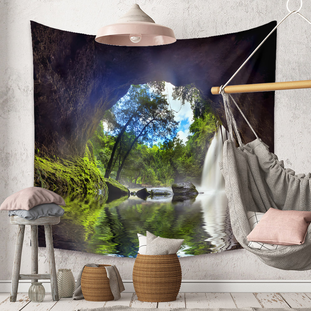 Fashion Landscape Wall Decoration Cloth Tapestry Wholesale Nihaojewelry display picture 62